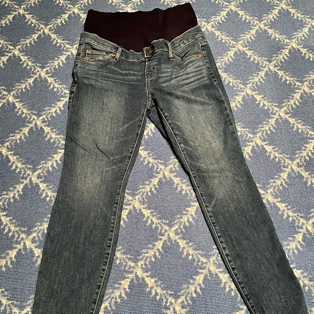 GAP Maternity True Skinny Jeans in Dark Indigo 28/6 SHORT